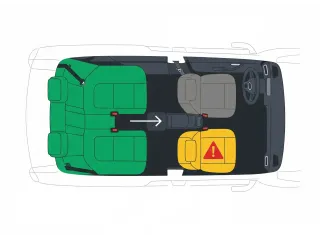 Де можна встановлювати дитячі автокрісла в автомобілі з урахуванням віку дитини