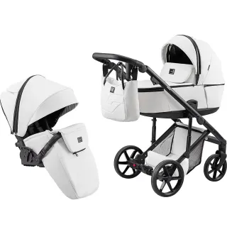 Коляска 2 в 1 Adamex Dolce Eco SA-1 білий
