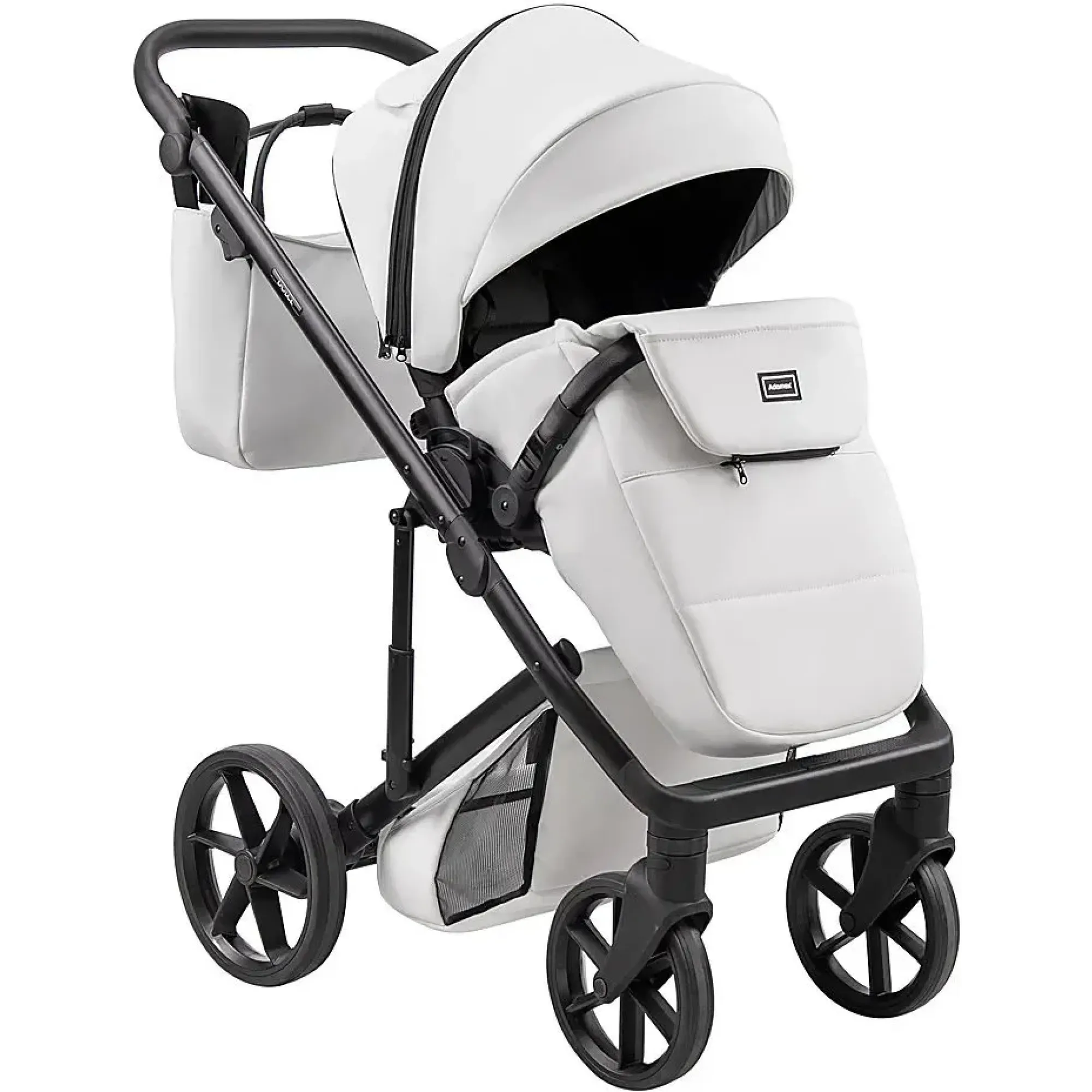 Коляска 2 в 1 Adamex Dolce Eco SA-1 білий