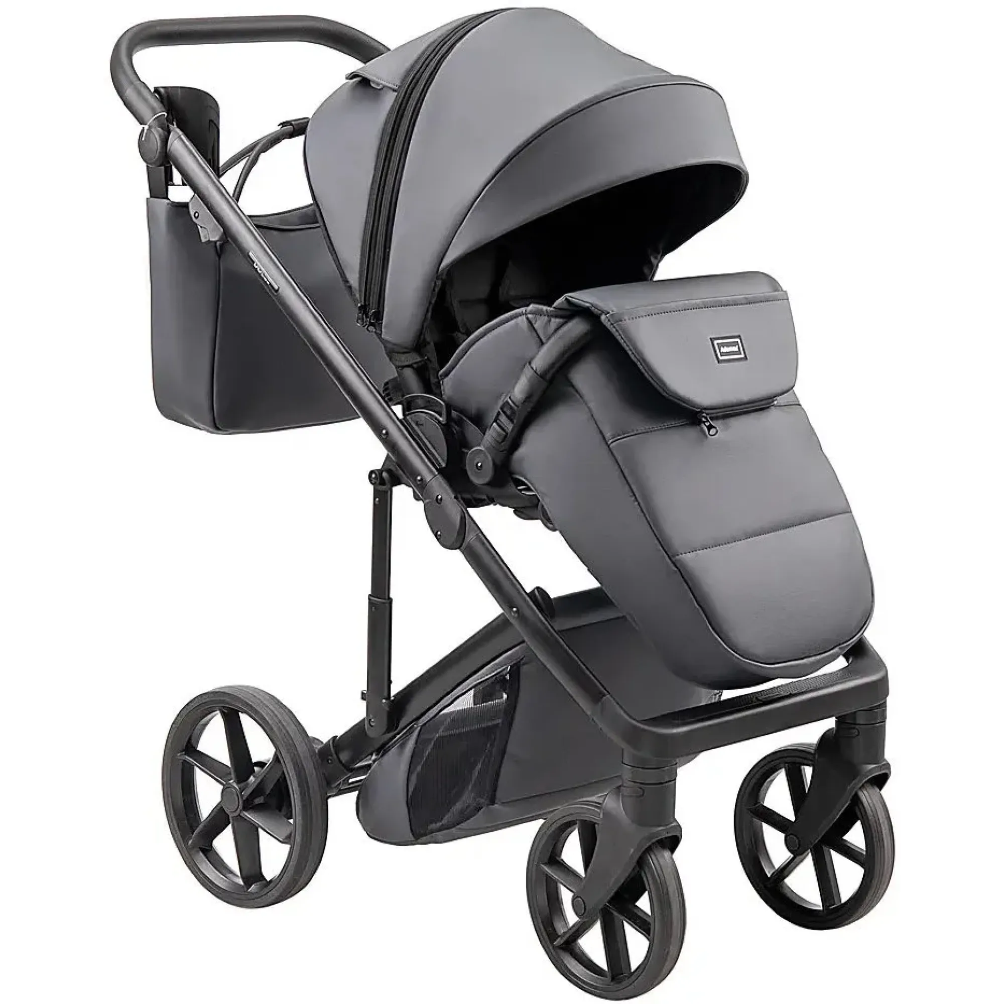 Коляска 2 в 1 Adamex Dolce Eco SA-5 графіт