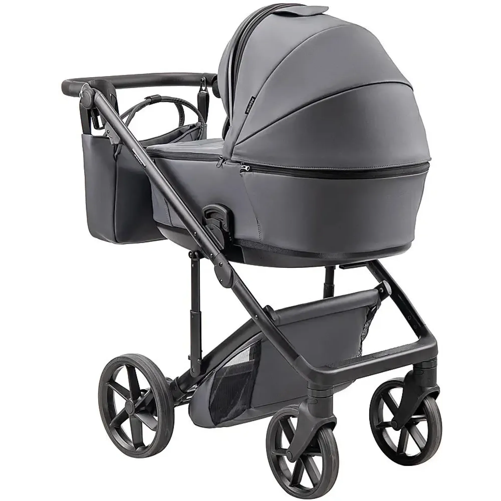 Коляска 2 в 1 Adamex Dolce Eco SA-5 графіт