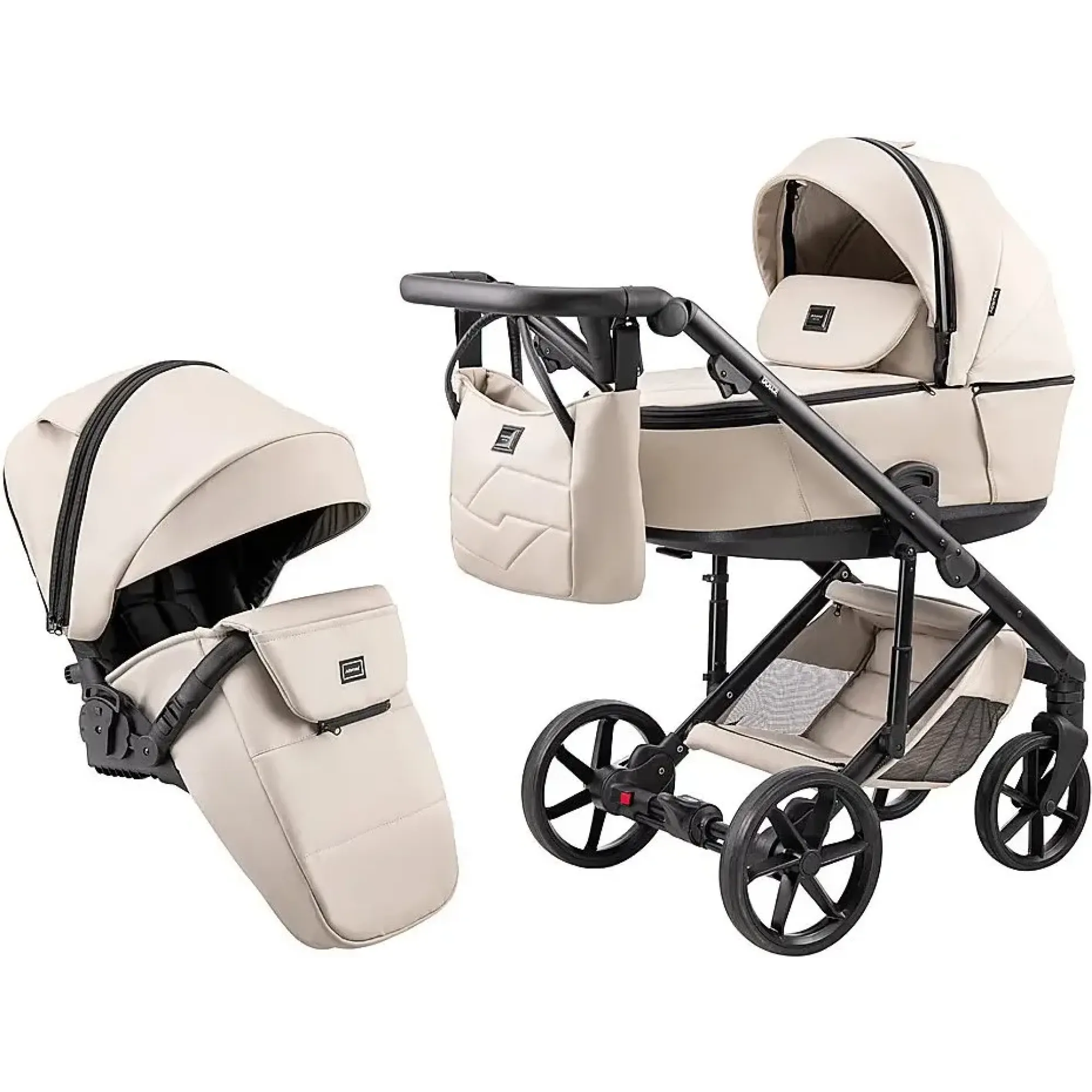 Коляска 2 в 1 Adamex Dolce Eco SA-7 лате
