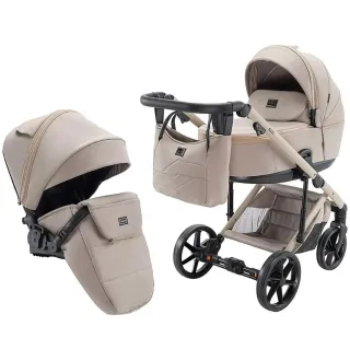 Коляска 2 в 1 Adamex Dolce Natura 4 cappuccino