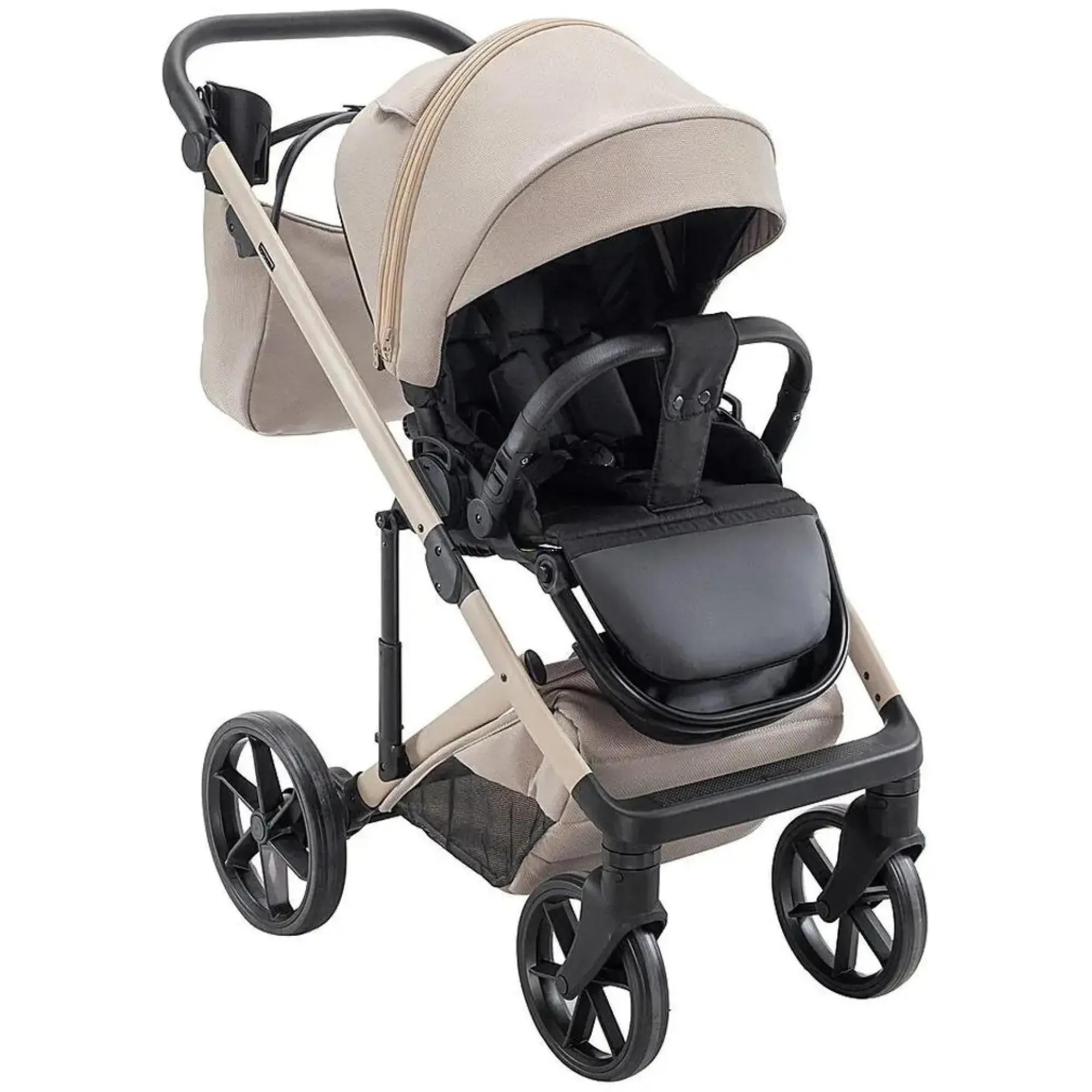 Коляска 2 в 1 Adamex Dolce Natura 4 cappuccino