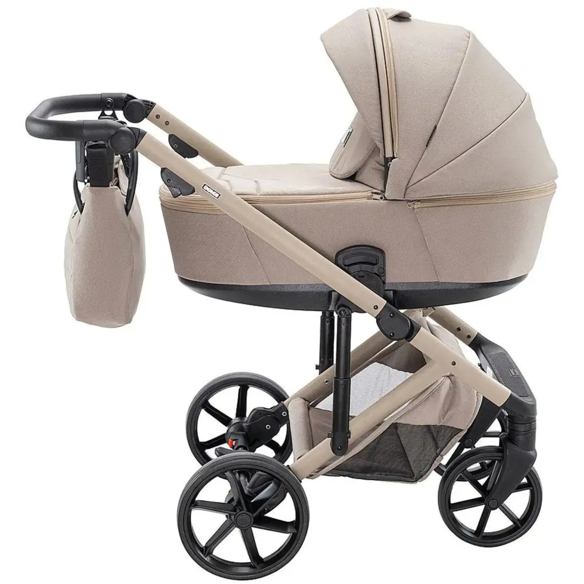 Коляска 2 в 1 Adamex Dolce Natura 4 cappuccino