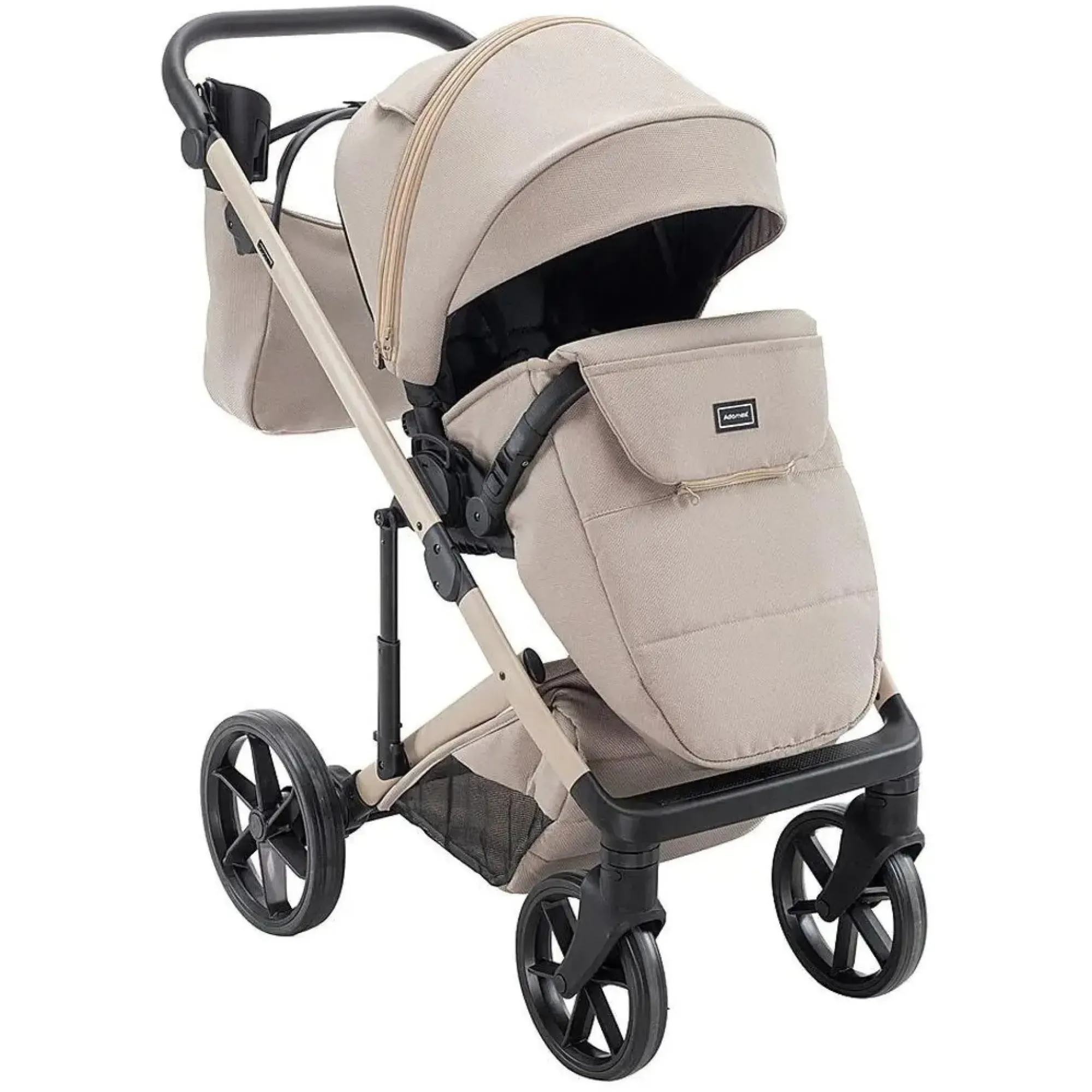 Коляска 2 в 1 Adamex Dolce Natura 4 cappuccino