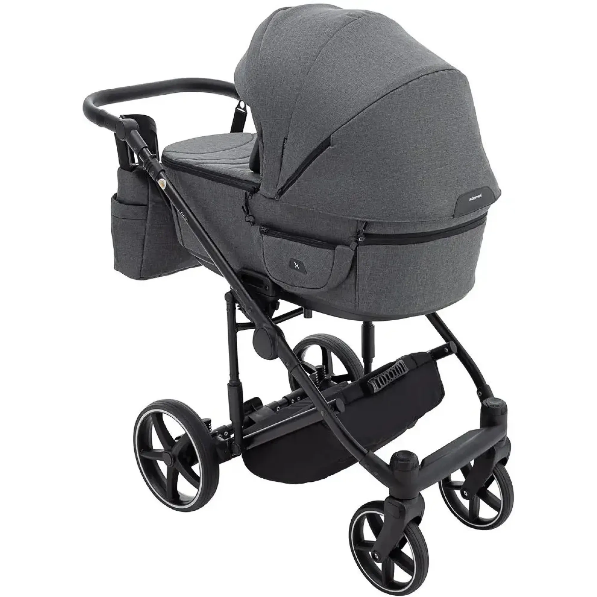 Коляска 2 в 1 Adamex Zico Tip TK-57 графіт