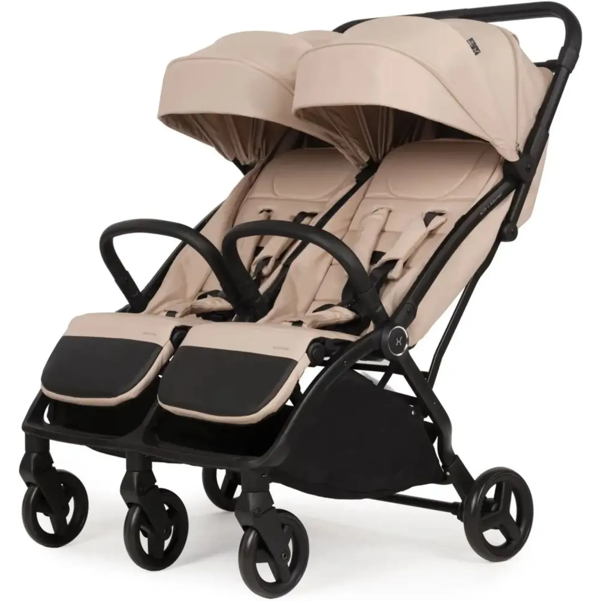 Прогулянкова коляска для двійні Adamex Alto Beige