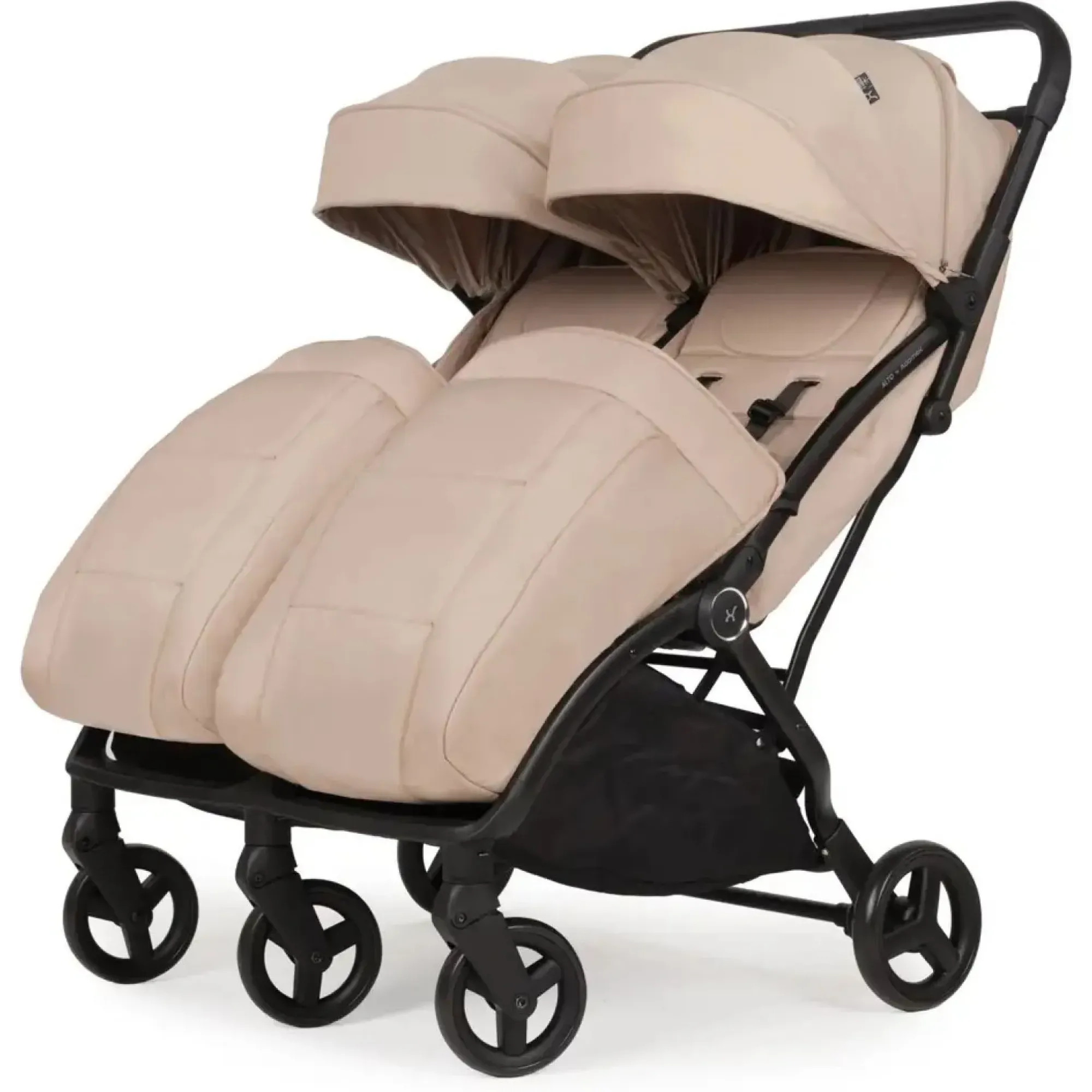 Прогулянкова коляска для двійні Adamex Alto Beige