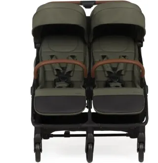 Прогулянкова коляска для двійні Adamex Alto Dark Green