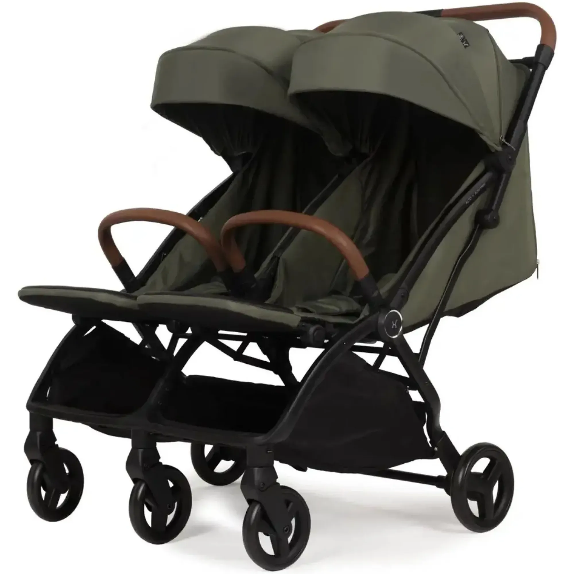 Прогулянкова коляска для двійні Adamex Alto Dark Green