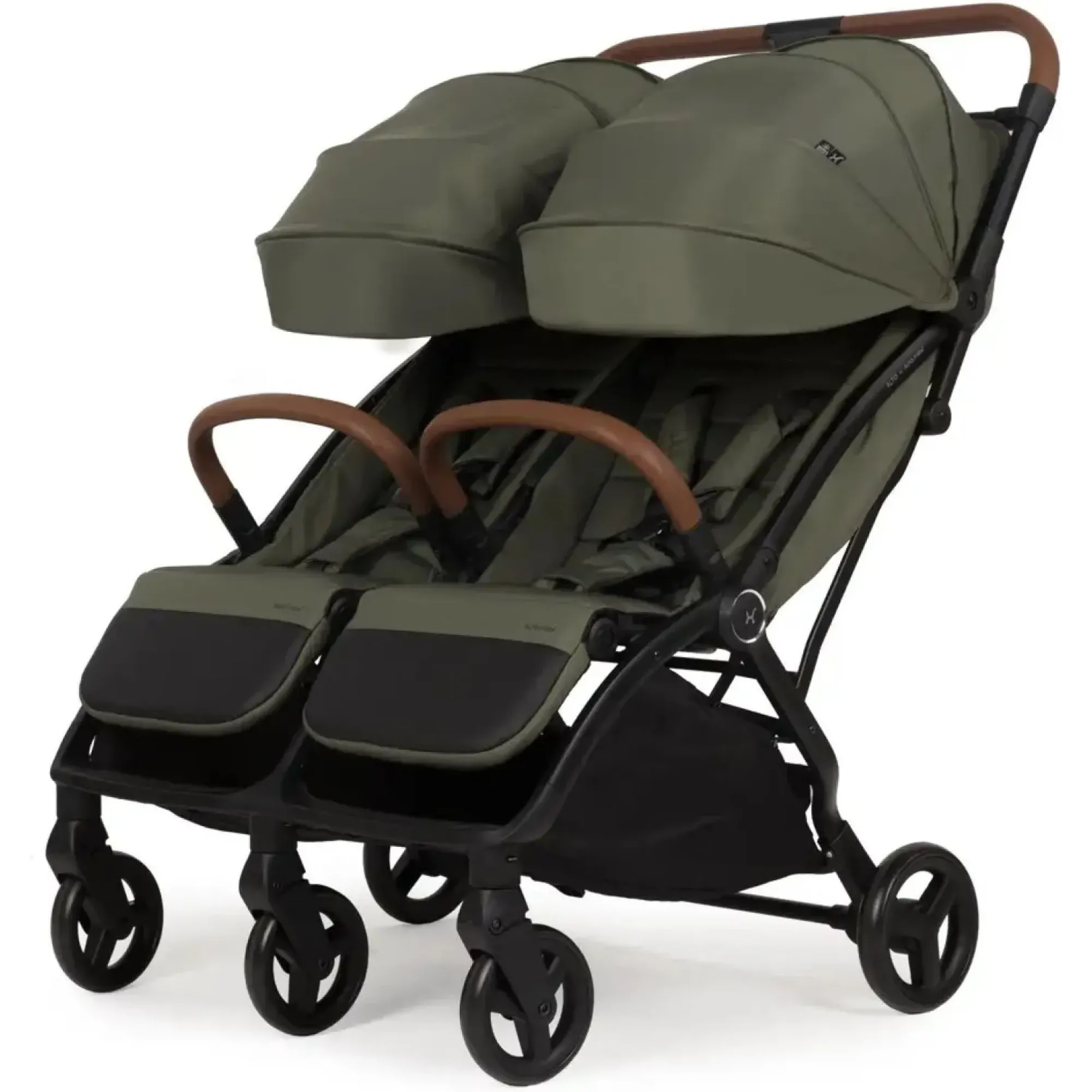 Прогулянкова коляска для двійні Adamex Alto Dark Green