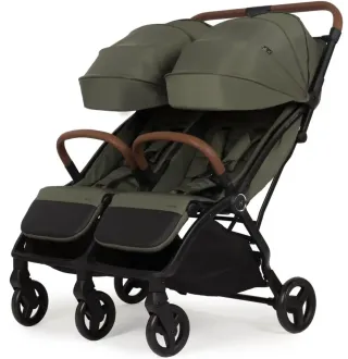 Прогулянкова коляска для двійні Adamex Alto Dark Green