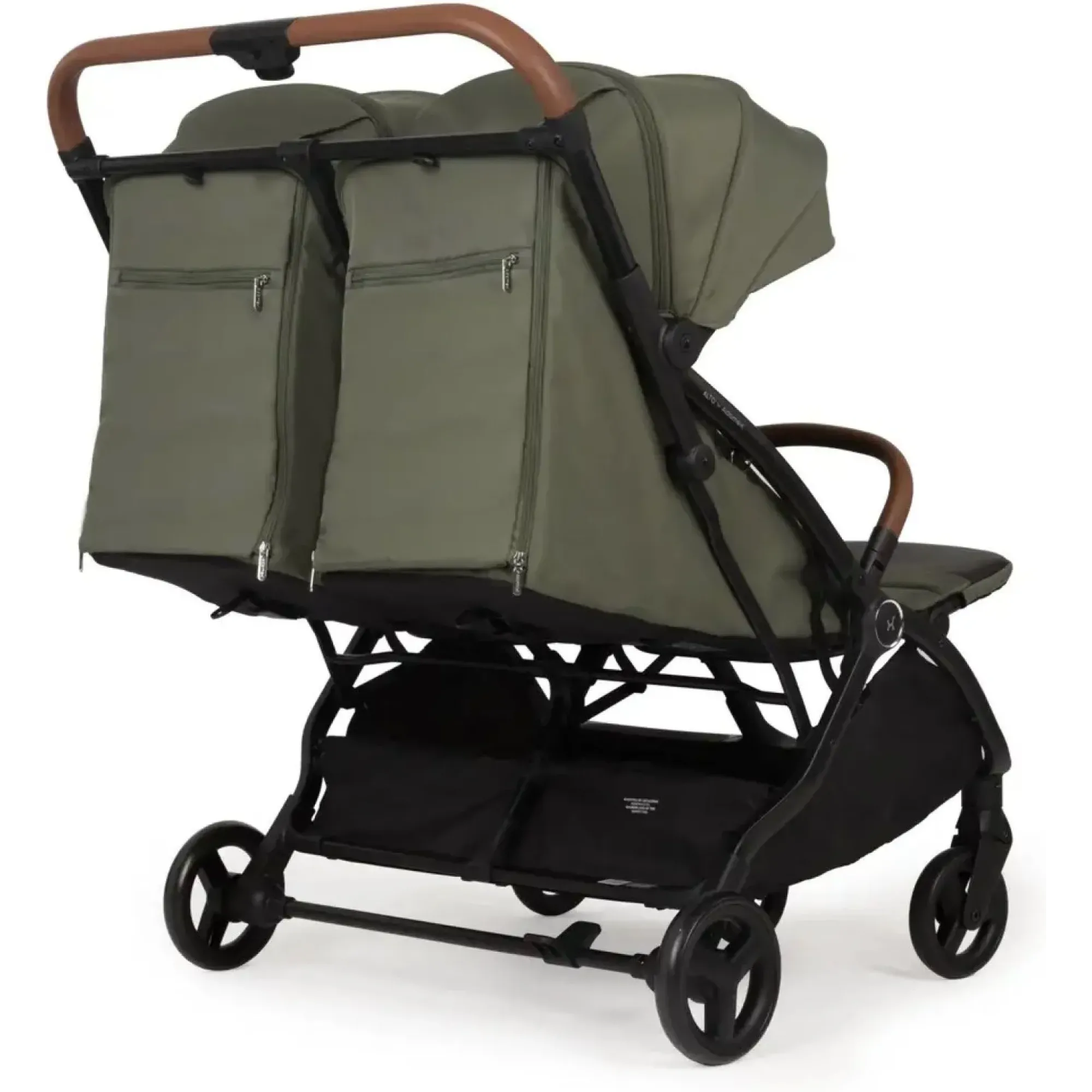 Прогулянкова коляска для двійні Adamex Alto Dark Green