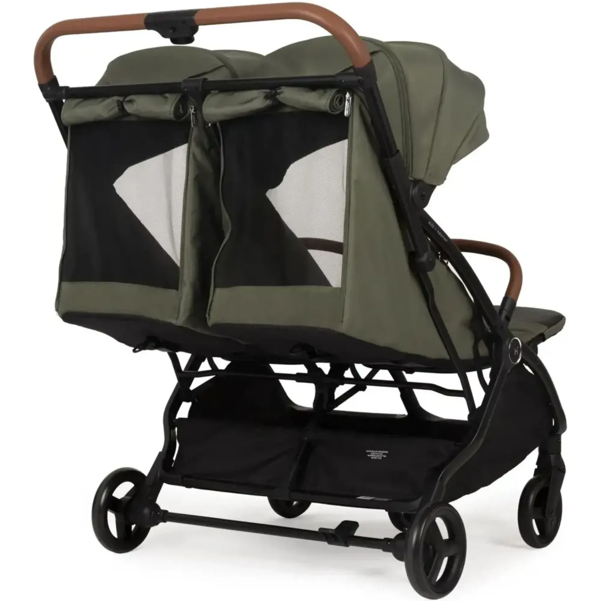 Прогулянкова коляска для двійні Adamex Alto Dark Green