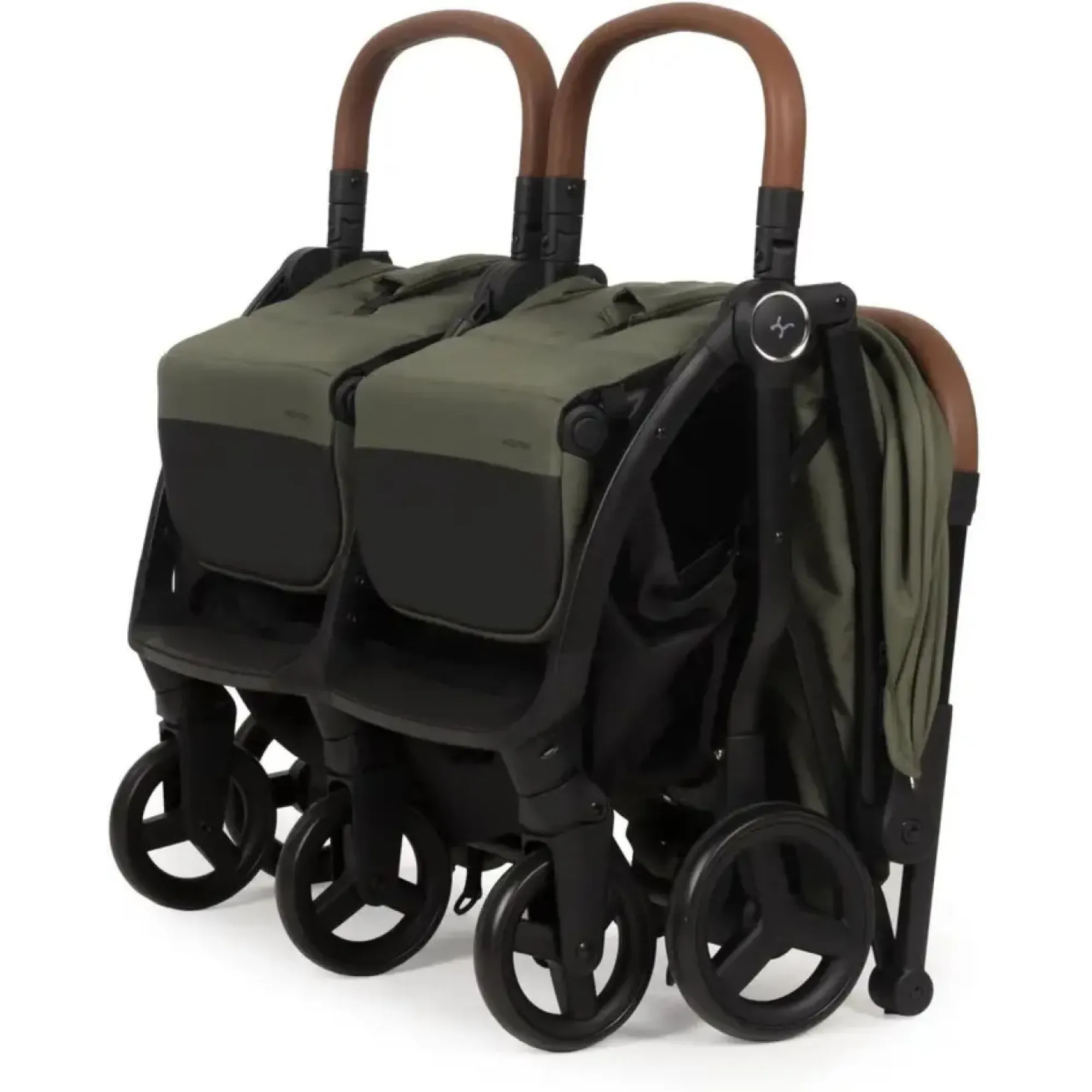Прогулянкова коляска для двійні Adamex Alto Dark Green