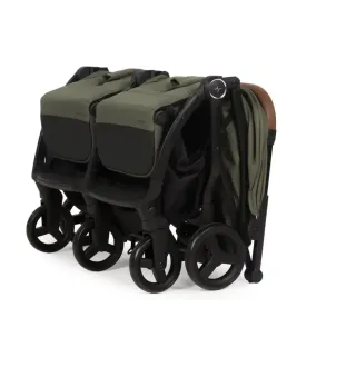 Прогулянкова коляска для двійні Adamex Alto Dark Green