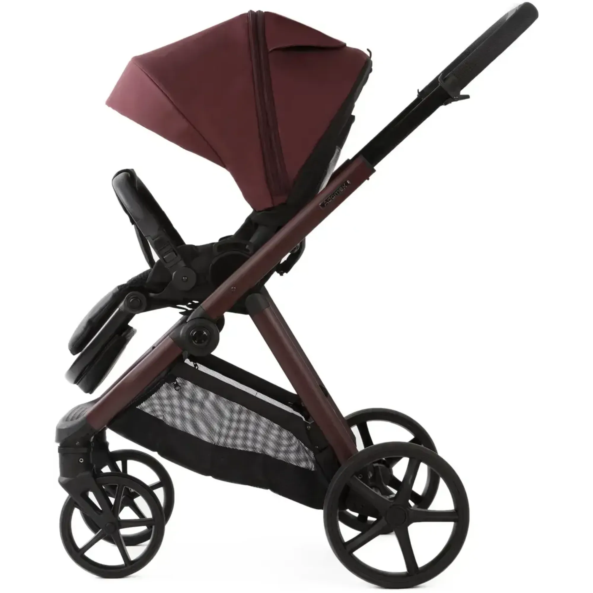 Коляска 2 в 1 Adamex Sigma Natura 18 ruby