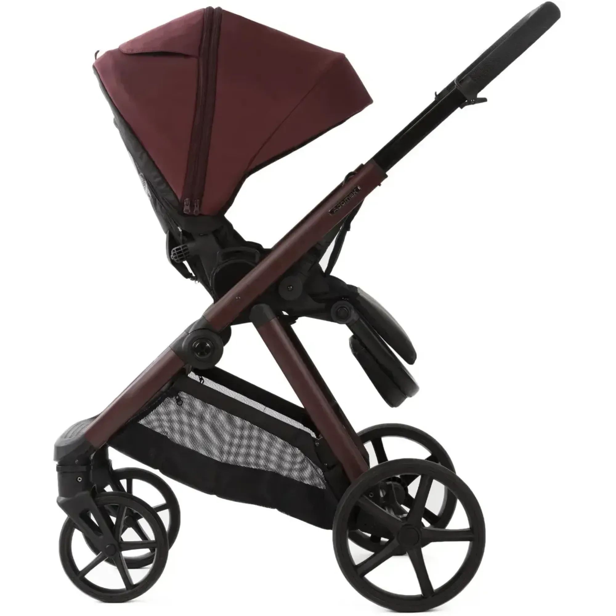 Коляска 2 в 1 Adamex Sigma Natura 18 ruby