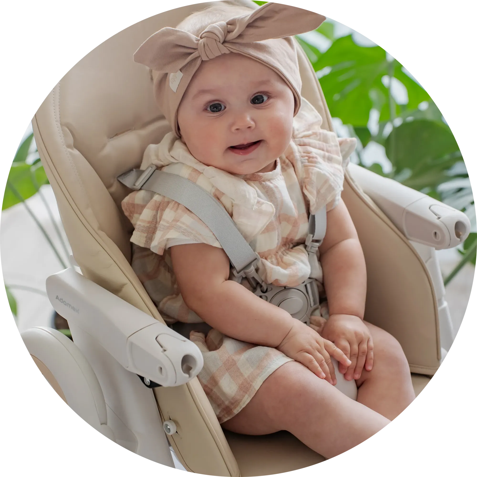 Стілець для годування Adamex Yuno Beige