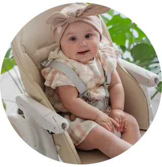Стілець для годування Adamex Yuno Beige