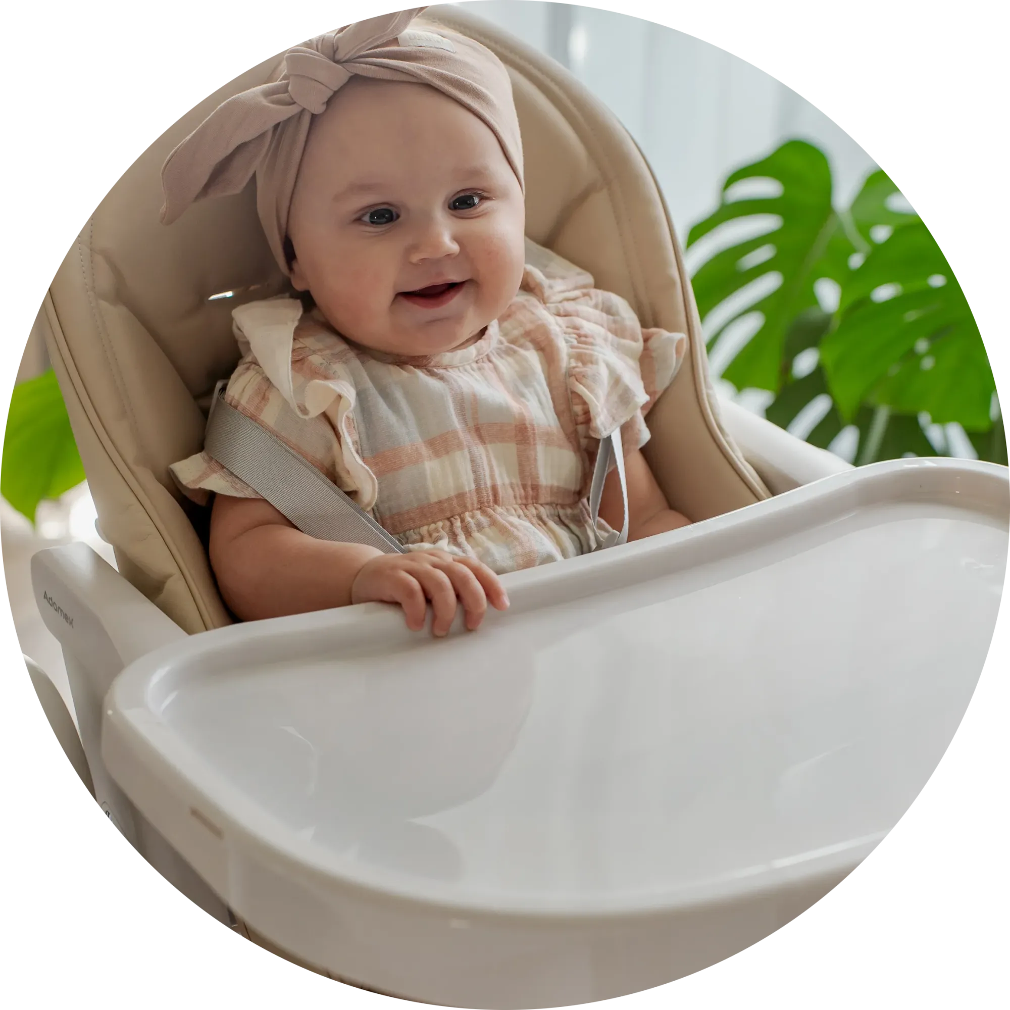 Стілець для годування Adamex Yuno Beige