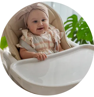 Стілець для годування Adamex Yuno Beige