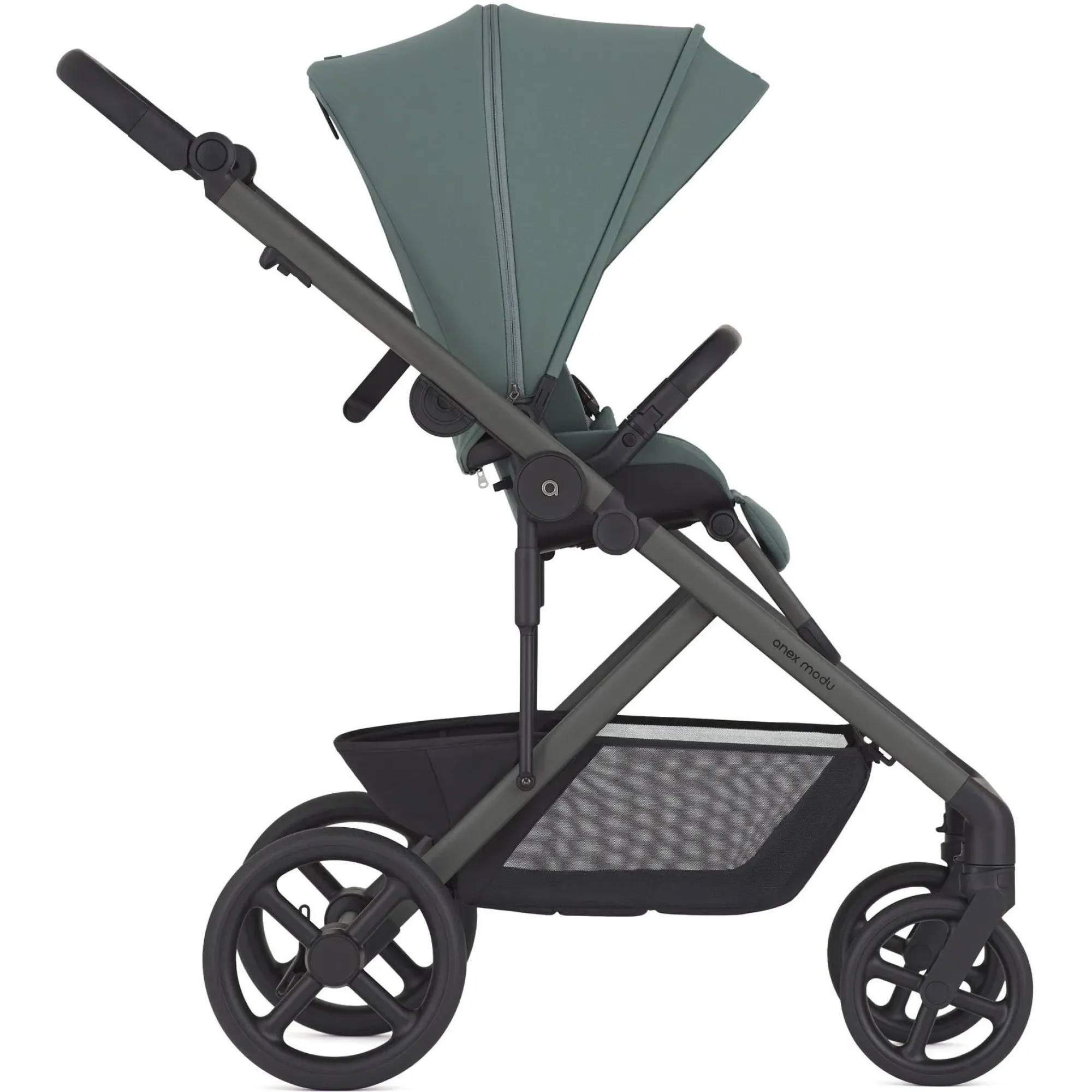 Коляска для двійні 2в1 Anex Modu MD-02 Greeny