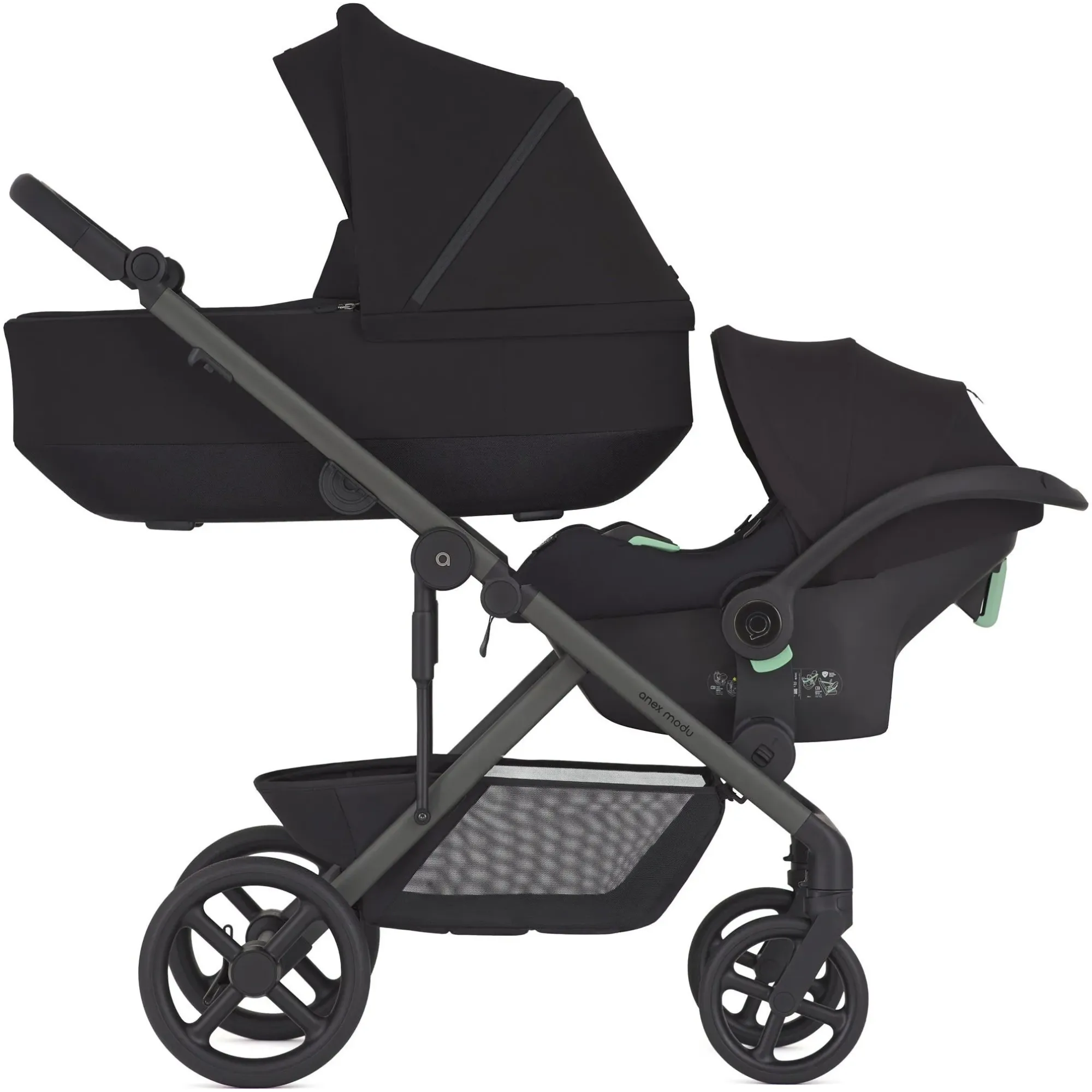 Коляска для двійні 2в1 Anex Modu MD-03 Nighty