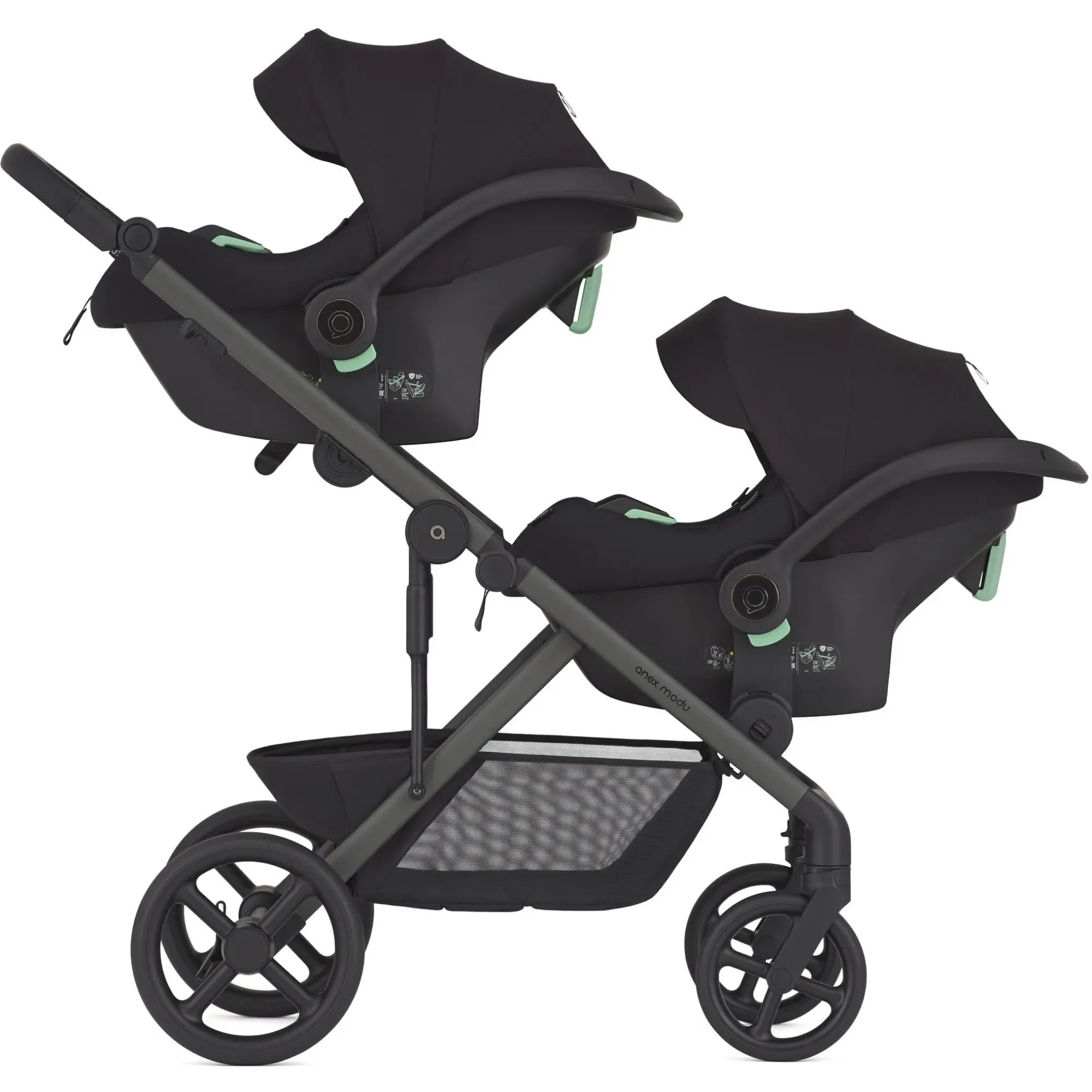 Коляска для двійні 2в1 Anex Modu MD-03 Nighty