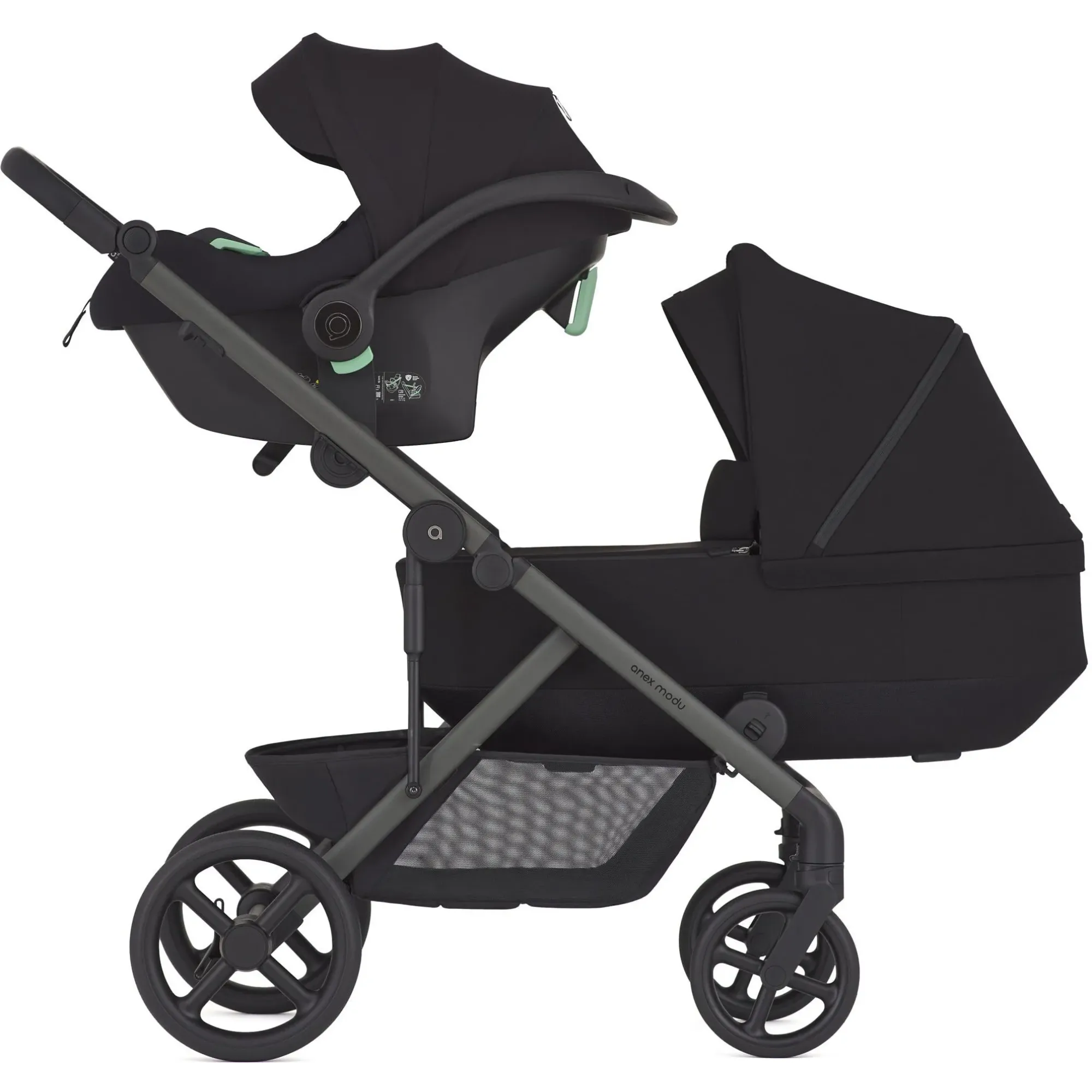 Коляска для двійні 2в1 Anex Modu MD-03 Nighty