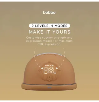 Молоковідсмоктувач електричний портативний Baboo (какао)