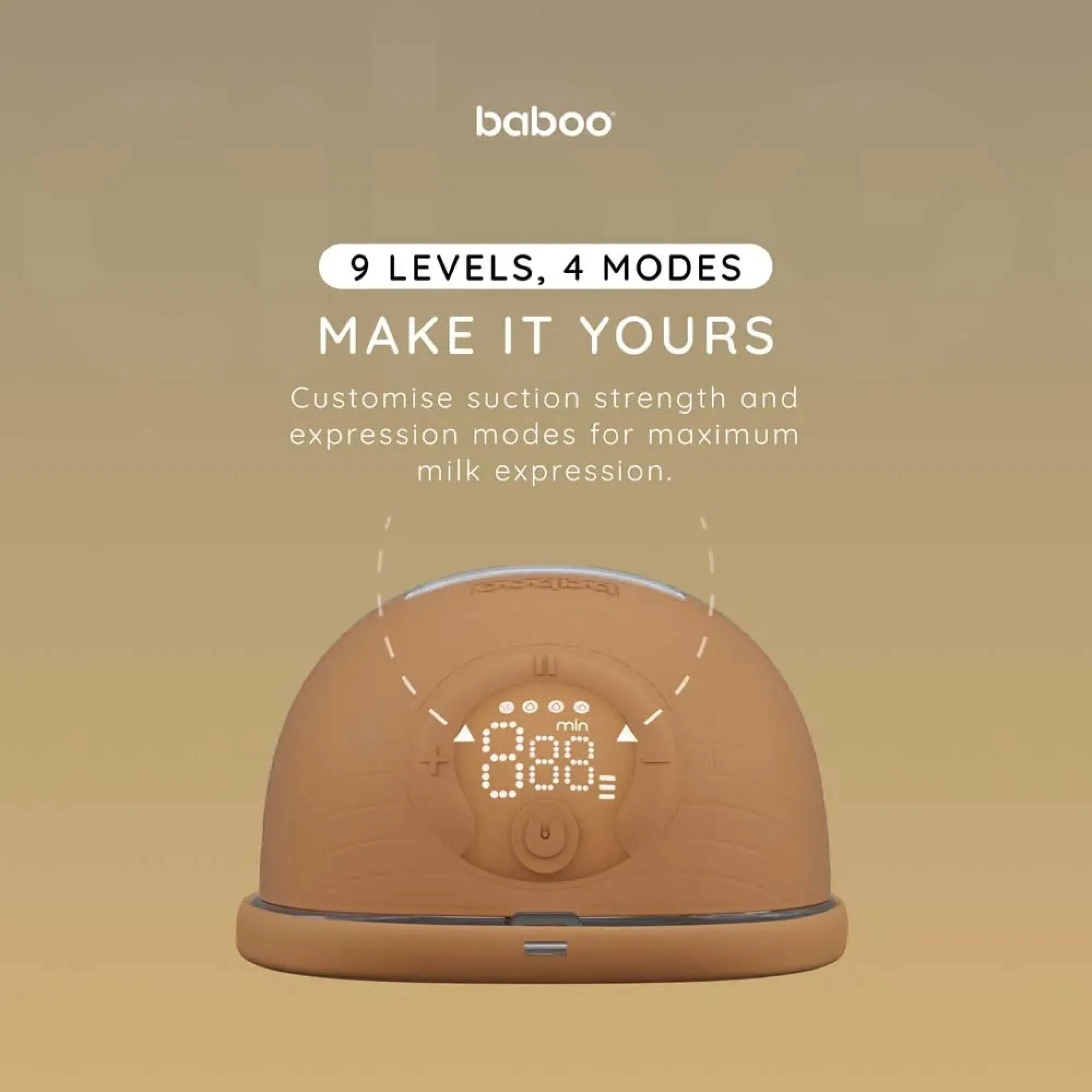 Молоковідсмоктувач електричний портативний Baboo, 2 шт (какао)