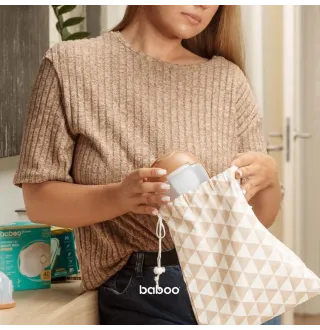 Молоковідсмоктувач електричний портативний Baboo, 2 шт (какао)