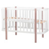 Ліжко Babyroom Місяць 120x60 (в комплекті набір 80x60) білий / капучино Ліжко Babyroom Місяць 120x60 (в комплекті набір 80x60) білий / капучино