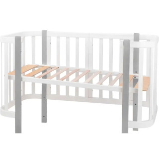 Ліжко Babyroom Місяць 120x60 (в комплекті набір 80x60) білий / сірий