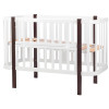 Ліжко Babyroom Місяць 120x60 (в комплекті набір 80x60) білий / венге Ліжко Babyroom Місяць 120x60 (в комплекті набір 80x60) білий / венге