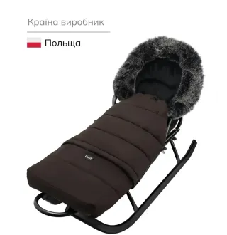 Зимовий конверт Bair Arctic dark сhocolate темний шоколад