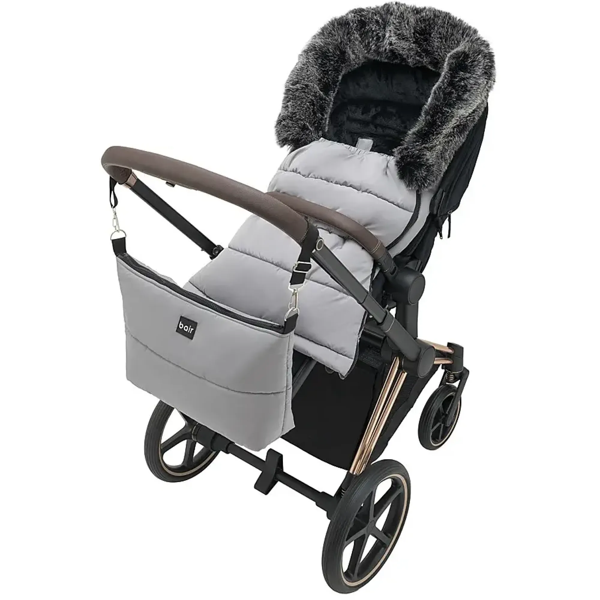 Зимовий конверт Bair Arctic owl grey сірий