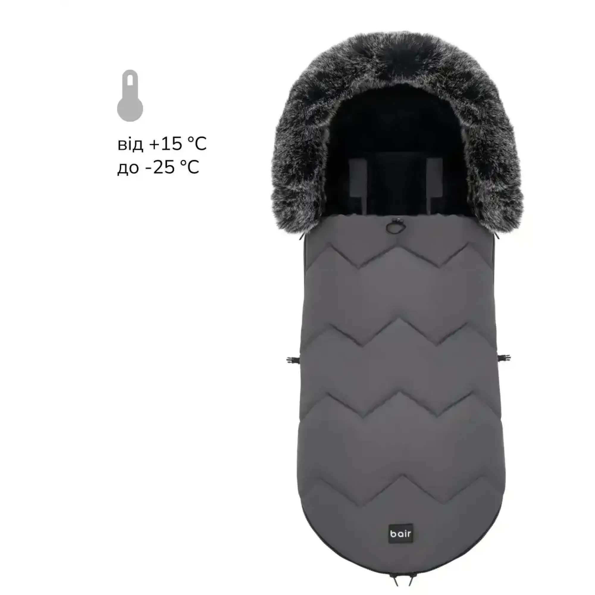 Зимовий конверт Bair Canada smoke graphite графіт