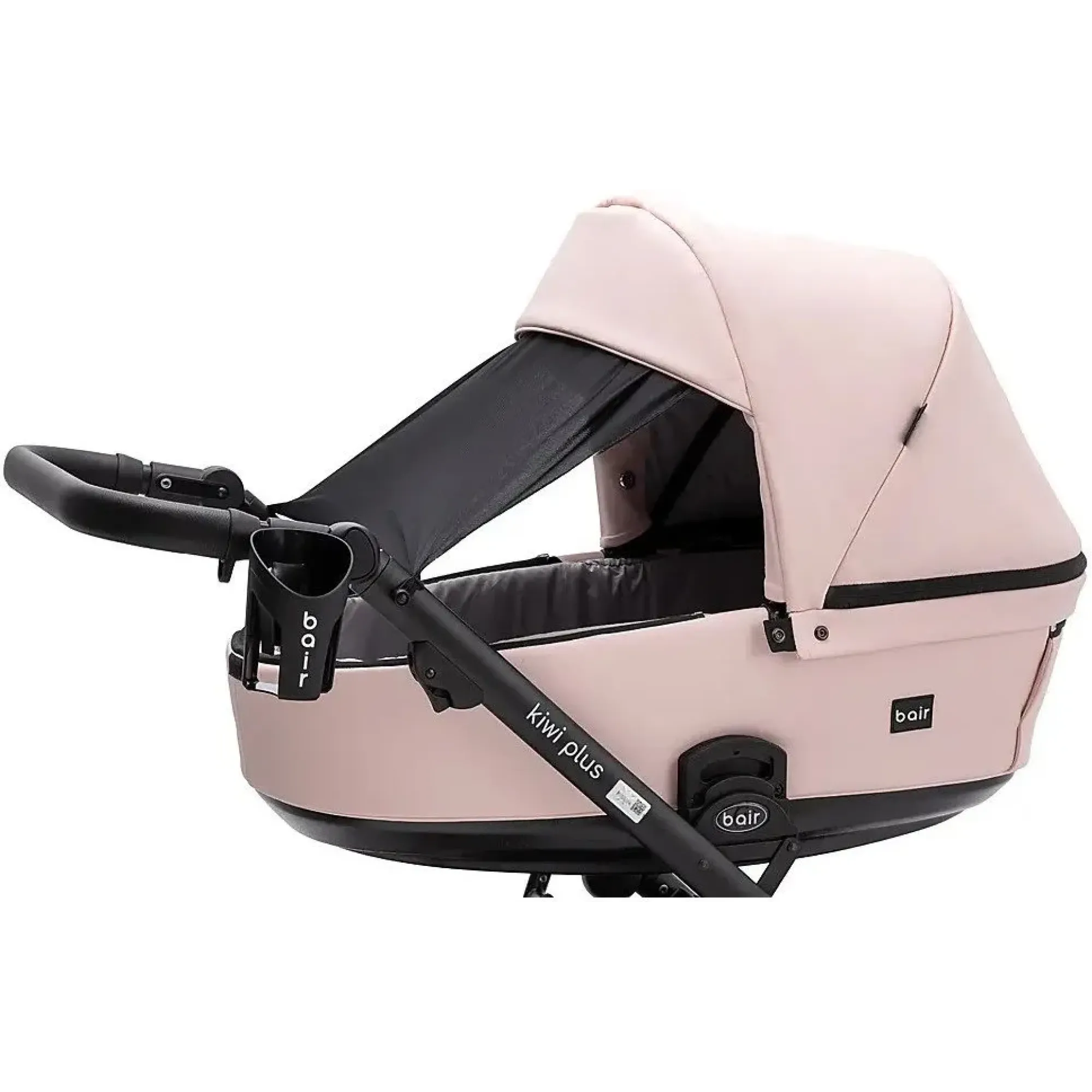 Коляска 2 в 1 Bair Kiwi Plus ECO BKP-28 рожевий пудра