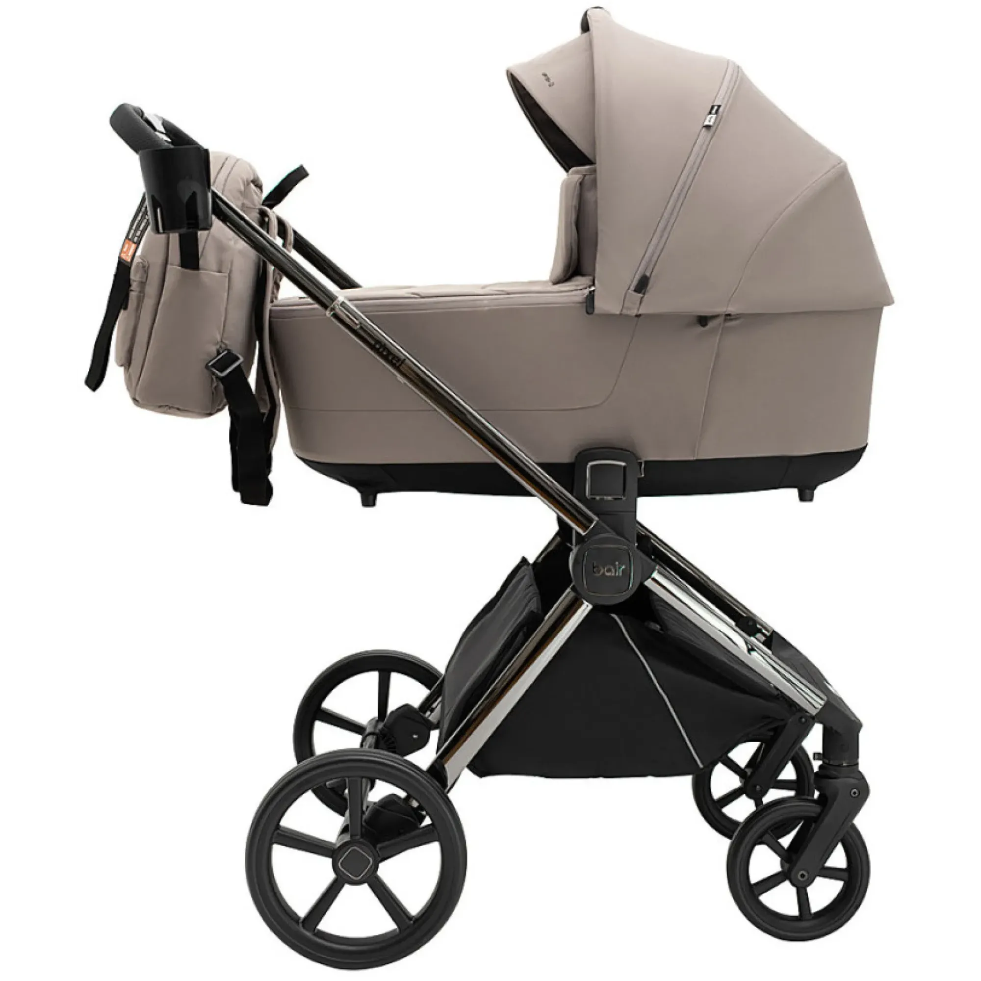Коляска 2 в 1 Bair Pixel PL-03 капучино