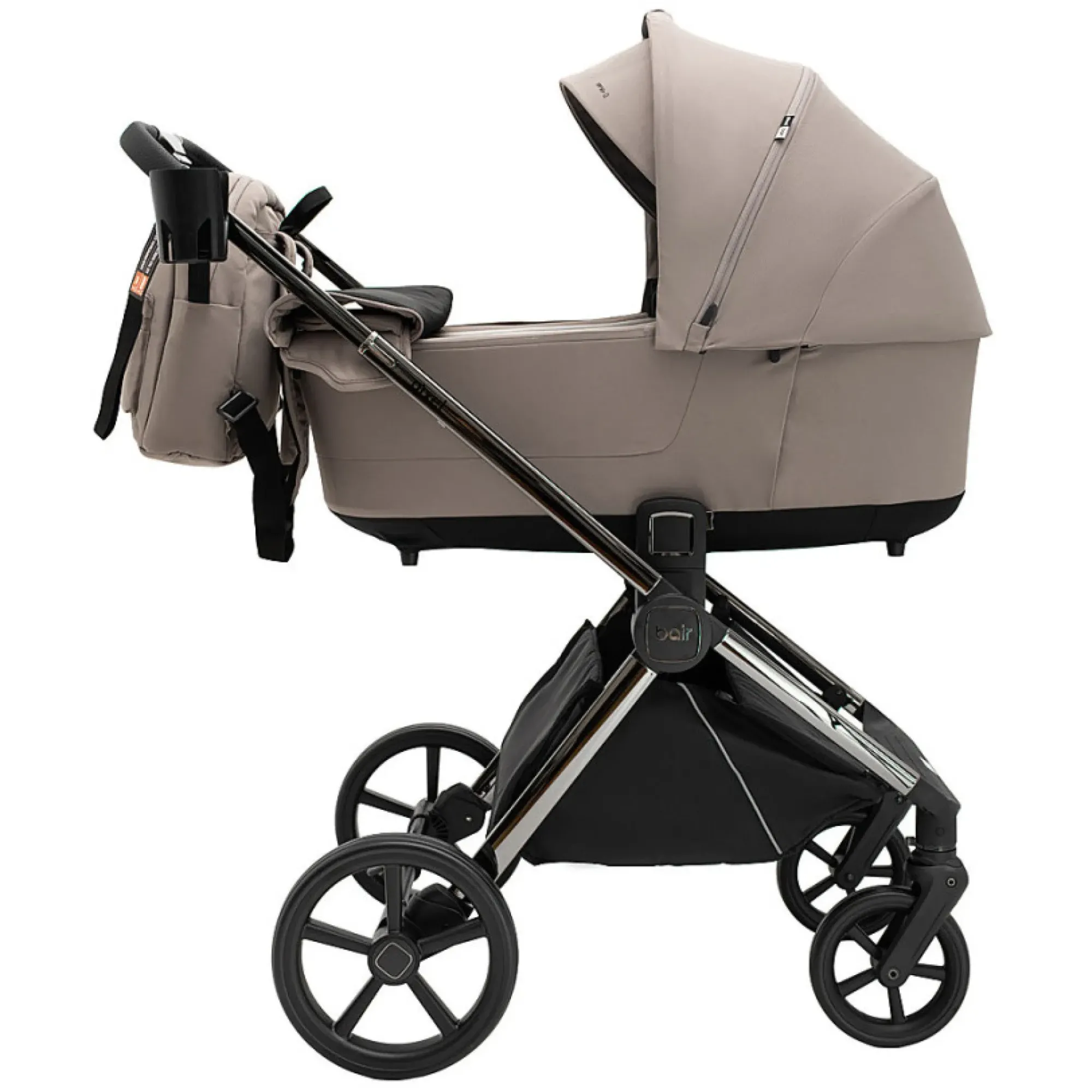 Коляска 2 в 1 Bair Pixel PL-03 капучино