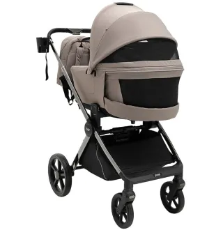 Коляска 2 в 1 Bair Pixel PL-03 капучино