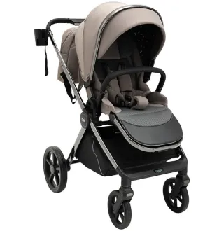 Коляска 2 в 1 Bair Pixel PL-03 капучино