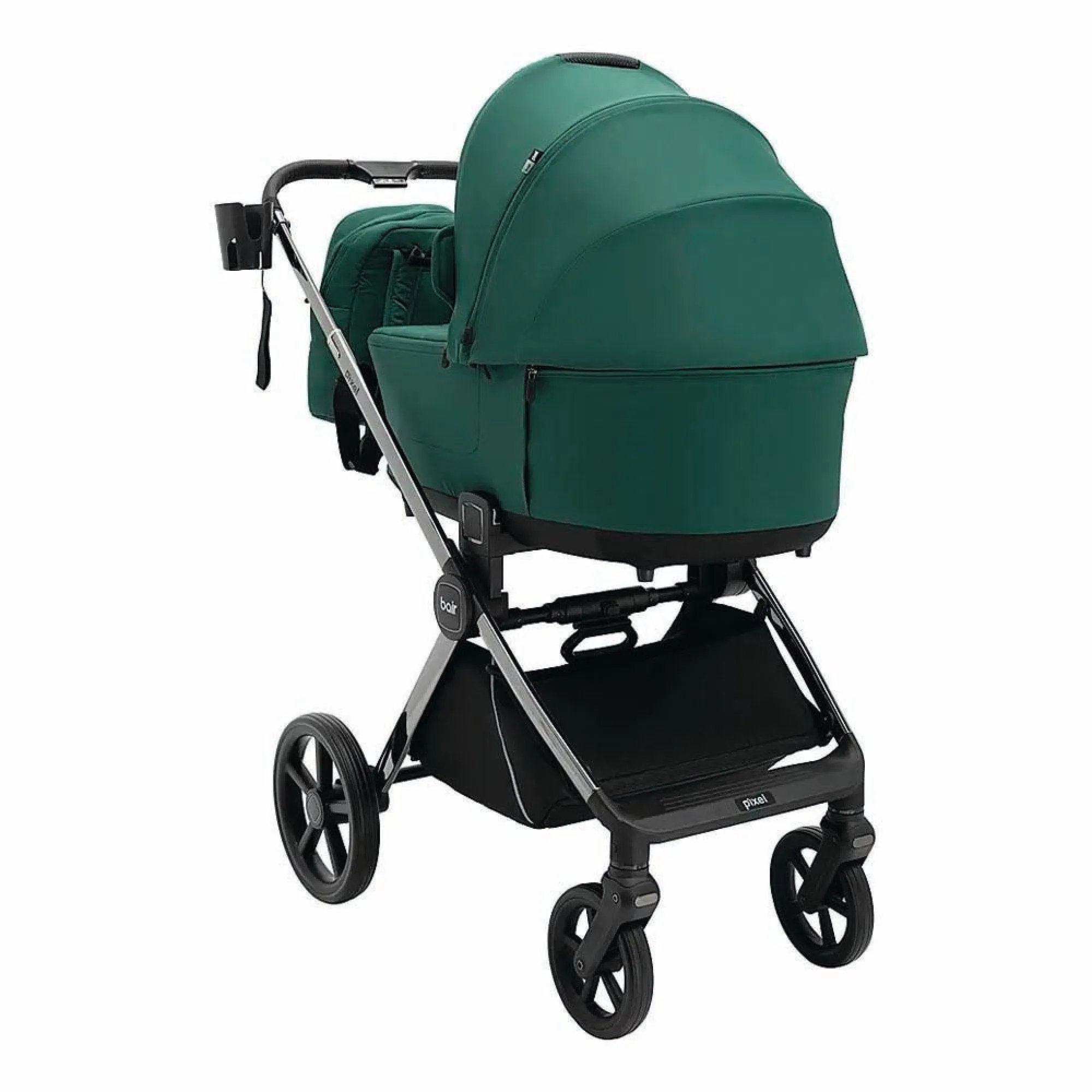 Коляска 2 в 1 Bair Pixel PL-04 зелений