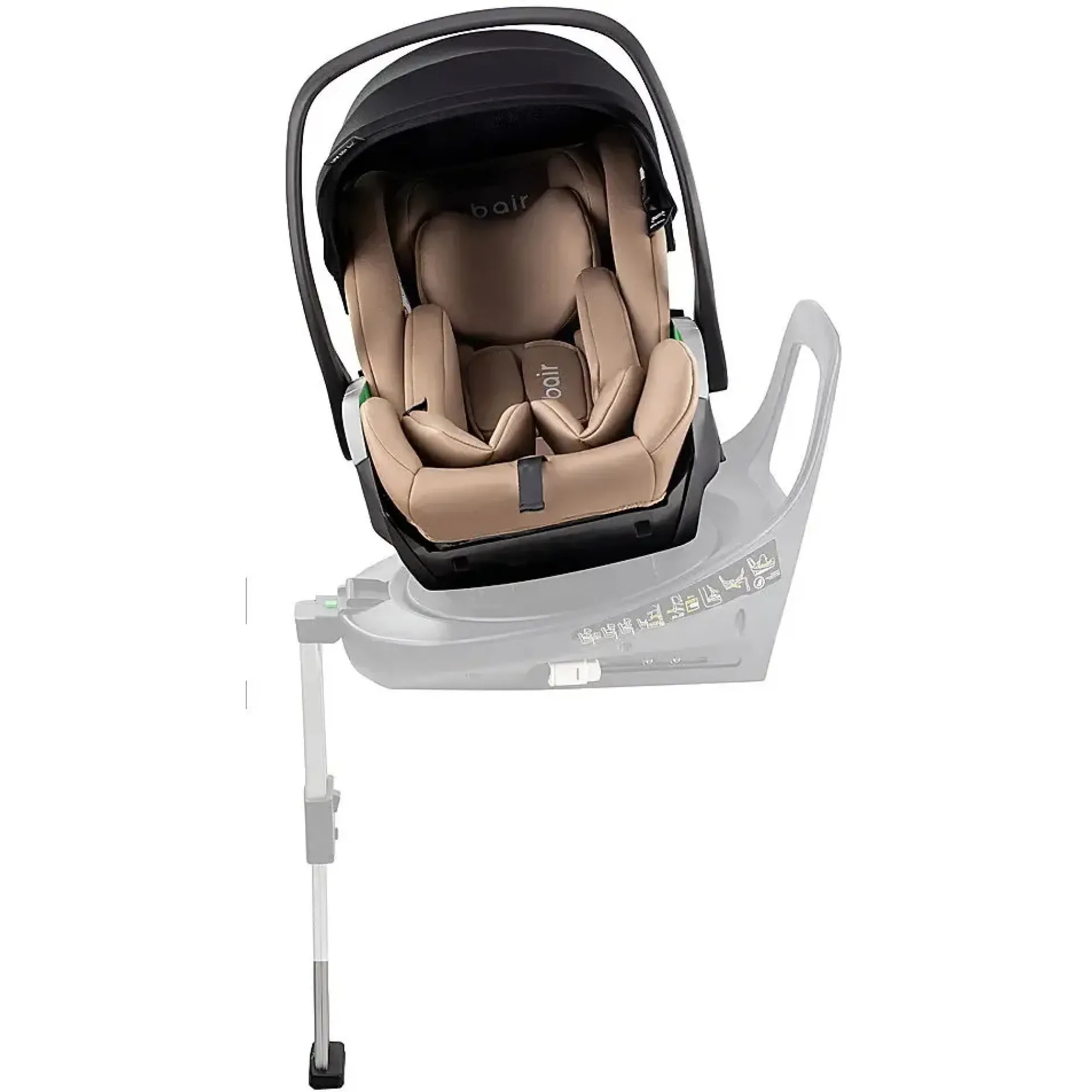 Автокрісло Bair Shuttle with Relax Base 360 i-size Iso-fix SRB-04 cappuccino