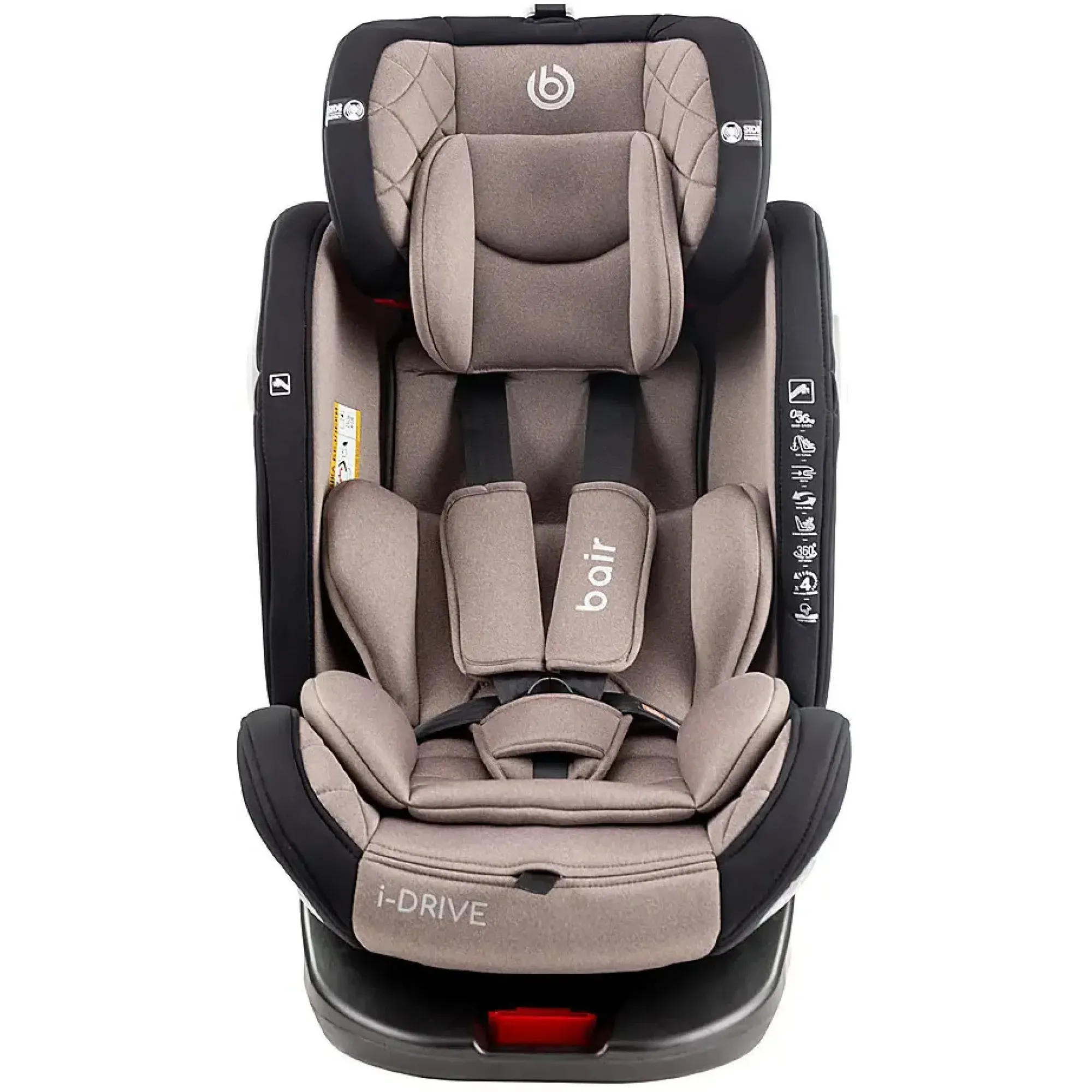 Автокрісло Bair i-Drive 360 Iso-fix BG-03 greige