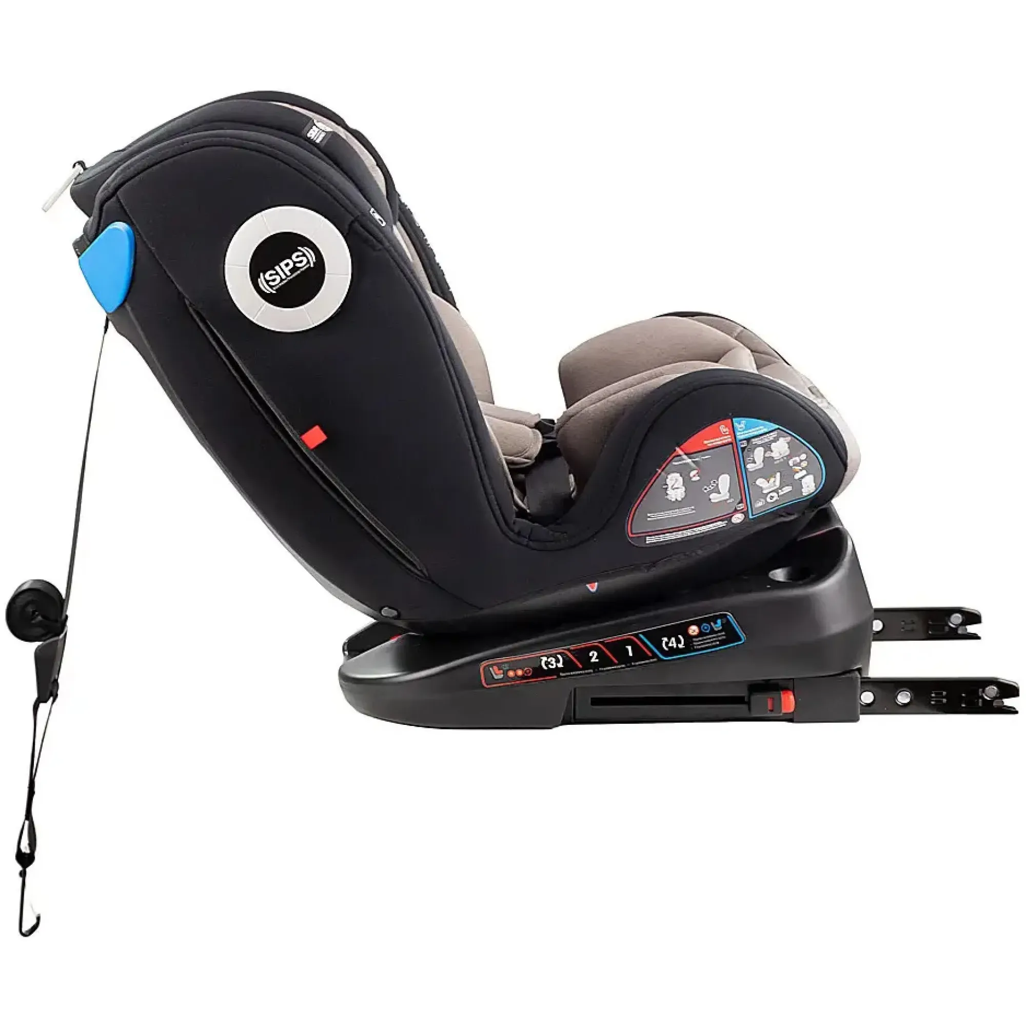 Автокрісло Bair i-Drive 360 Iso-fix BG-03 greige