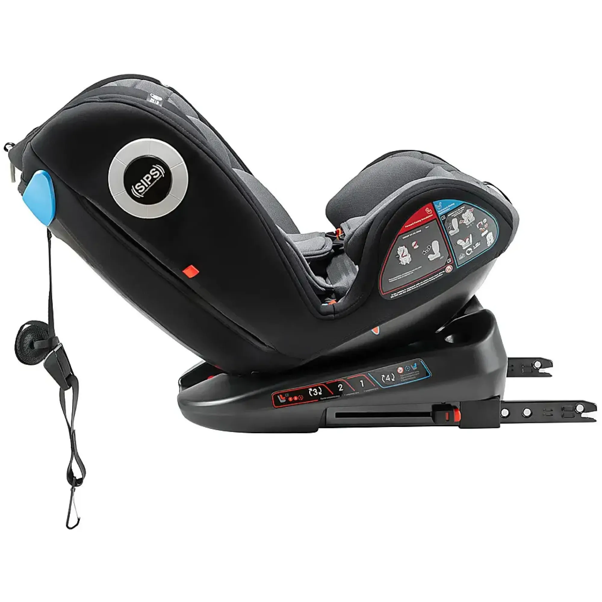 Автокрісло Bair i-Drive 360 Iso-fix GM-02 graphite midnight